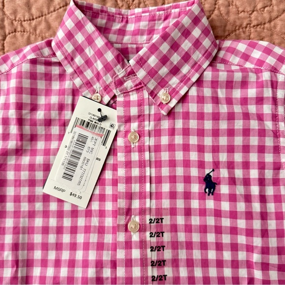 POLO Ralph Lauren | Toddler Boys Button Up Collar Shirt - Picture 3 of 4